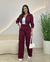 CONJUNTO CALÇA LOUISE marsala - comprar online