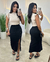 SAIA MID RIBANA preta - comprar online