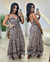 VESTIDO LONGO ALCINHA onça nude - comprar online