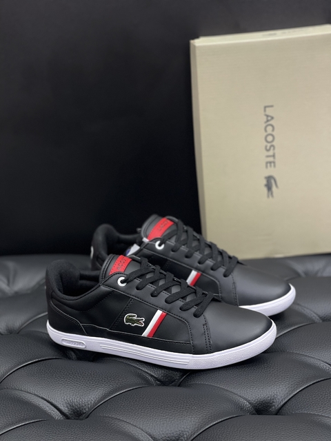 Sapatênis Lacoste Europa - BLK/WHT