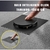 Imagem do Ralo Click Inteligente Inox Preto Banheiro 10x10 cm Pop Up Veda Cheiro Quadrado