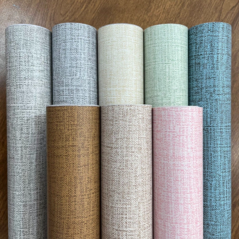 Papel de Parede Autoadesivo Linho Linho Liso cores