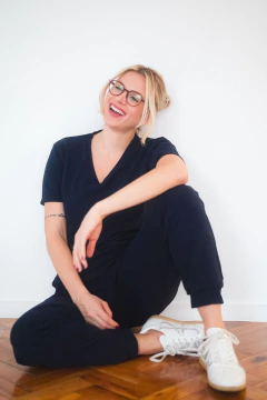 Scrub Feminino Comfy - Blue Space - BEMED | SCRUB