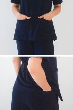 Scrub Feminino Comfy - Blue Space - loja online