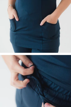 Scrub Feminino Slim - Bic Blue - loja online