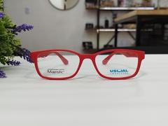 PROMO Armazón Usual U004 ROJO + Cristales con Antirreflejo y Blue Block