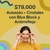 ARMAZÓN + ANTIRREFLEJO Y BLUE BLOCK $79.000