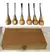 Gubias x6 caja de madera STATIONERY - comprar online