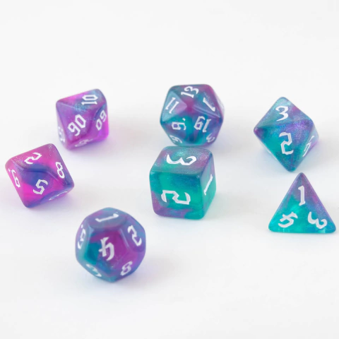 Set 7 dados - Heavenly Ax - comprar online