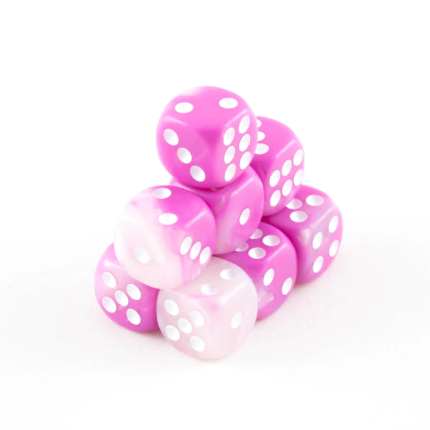 Set De 10 Dados D6 Minis - Cotton Candy - 12mm