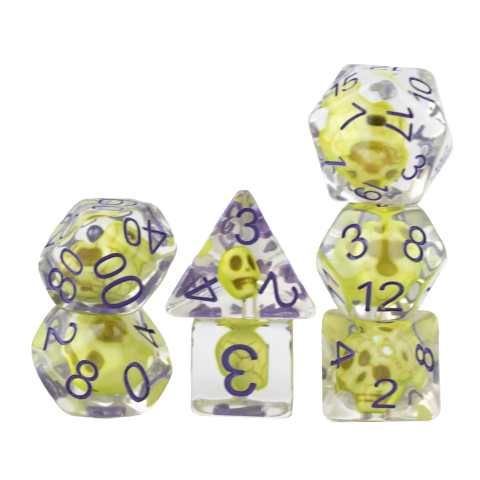 Set de 7 dados - Occultskull - comprar online