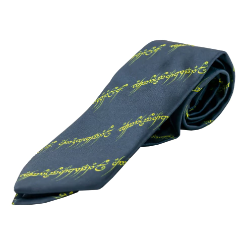 Corbata The Lord Of The Rings - Inscripción Anillo -original - comprar online