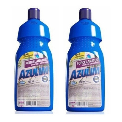 Kit com 2 Limpa Porcelanatos / granitos / mármore (750ml) Azulim