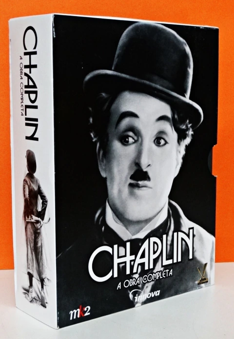 DVD Box Chaplin A Obra Completa - 20 Dvds - 13 longas-metragens e 65 curtas - Versátil - Innova Mk2