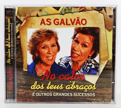 CD As Galvão Irmãs Galvão - No Calor dos Teus Abraços e Outros Grandes Sucessos - Autografado