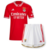 Kit Infantil Benfica I 23/24 Adidas - Vermelho e branco