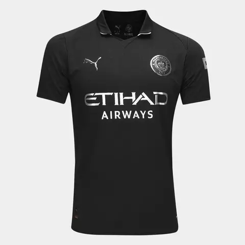 Camisa Manchester City II 25/26 Torcedor Puma Masculina - Preta - comprar online