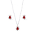 Conjunto Gota Moldura Rubi