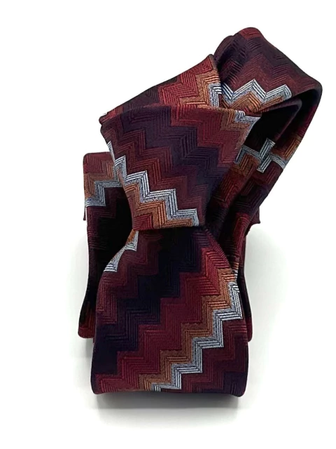 Gravata Slim Missoni Bordô - comprar online