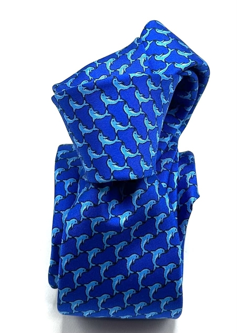 Gravata Slim Twill Golfinhos - comprar online