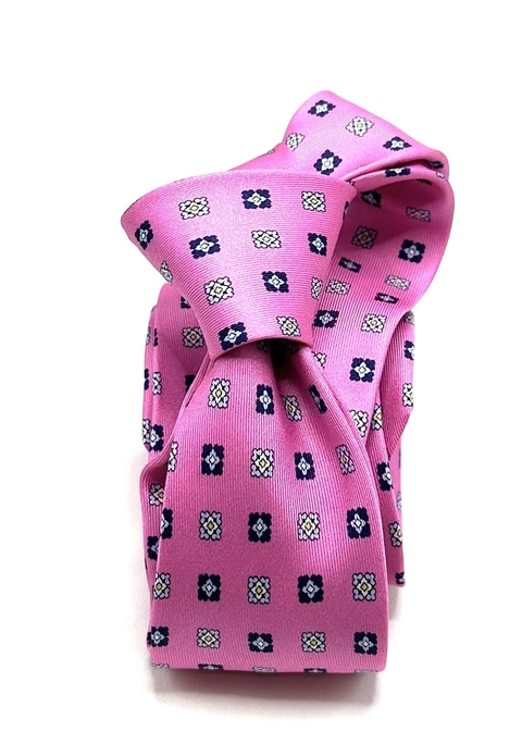 Gravata Slim Twill Rosa Garibaldi - comprar online