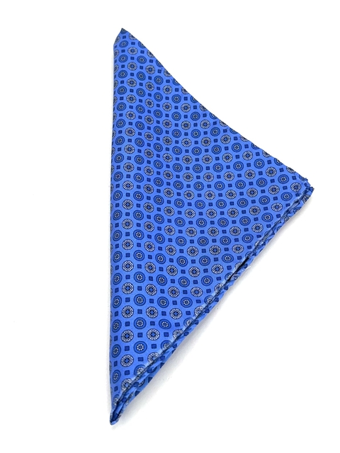Lenço de Bolso Twill de Seda Parisienne Azul Claro - comprar online