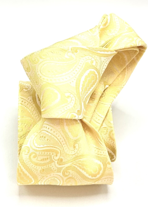 Gravata Amarela Cangiante Paisley - comprar online