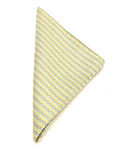 Lenço de Bolso Jacquard de Seda Verde Claro Pasolini - comprar online