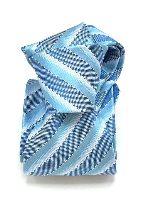 Gravata Azul Jeans Listras - comprar online
