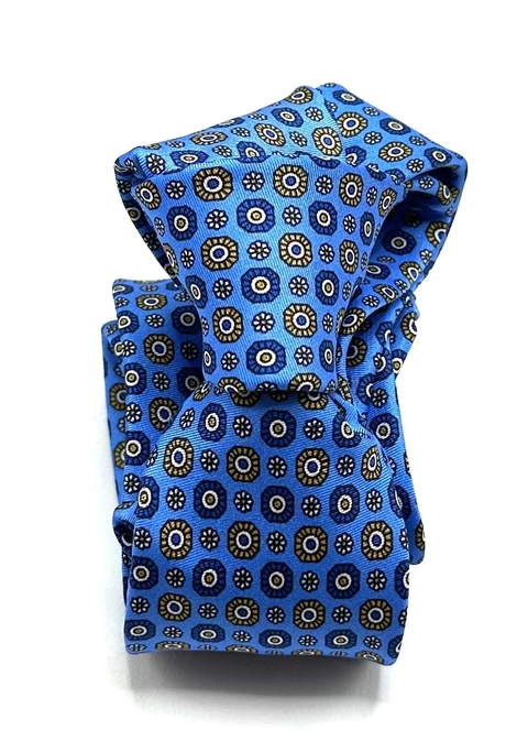 Gravata Slim Twill Parisienne Celeste - comprar online