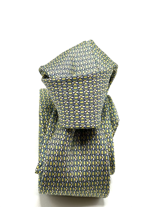 Gravata Slim Twill Catene Amarela - comprar online