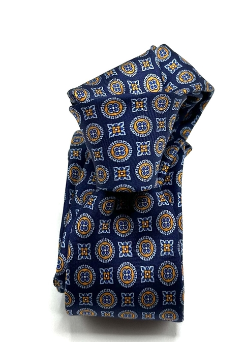 Gravata Slim Twill Brancaccio Azul Marinho - comprar online