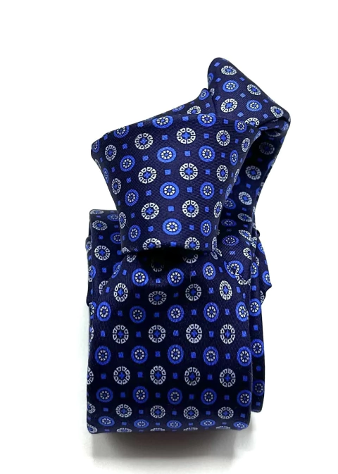 Gravata Slim Twill Parisienne Azul Marinho - comprar online