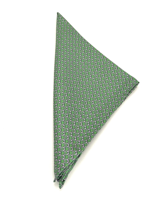 Lenço de Bolso Twill de Seda Cernobbio Verde Claro - comprar online