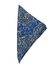 Lenço de Bolso Twill de Seda Damascato Azul - comprar online