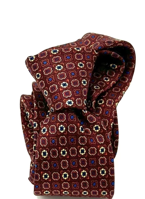 Gravata Slim Twill Mantova Bordô - comprar online