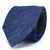 Gravata Seda Algodão Azul Jeans