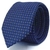 Gravata Slim Quadrettini Azul Royal