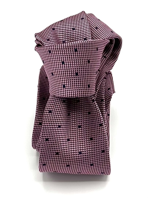Gravata Slim Rosa Poá - comprar online