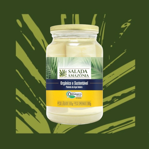 Palmito de Açaí Inteiro Orgânico 300g