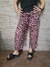 Capri de fibrana - Animal Print Pink
