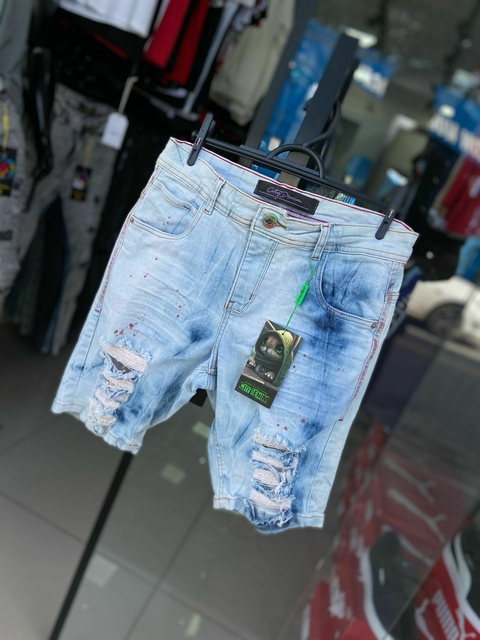 Bermuda Jeans City Denim modelo jogador - comprar online