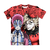 Camisa Anime Kimetsu no Yaiba - Akasa e Douma - Dryfit - Vermelho - comprar online
