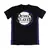 Camisa dryfit preta com estampa do anime Kimetsu no Yaiba, apresentando o logo "Demon Slayer" na parte de trás.