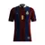 Camisa de futebol do Barcelona, edição El Pistoleiro, na cor grená, com detalhes em azul e número 9 em dourado.