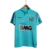 Camisa retrô azul do Santos com o número 11 de Neymar, feita para torcedores masculinos.