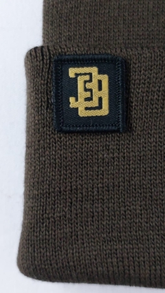 Gorro Tejido Doble (Chocolate) - comprar online