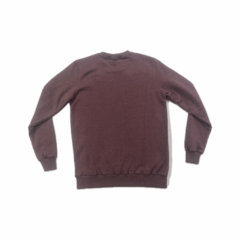 Buzo Cuello Redondo, Bordo Melange (Liso) - comprar online