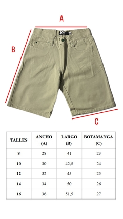 Bermuda Twill, Lion's Beige - tienda online