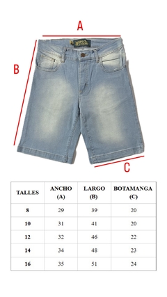 Bermuda Classic, Denim Sky - 38 Special